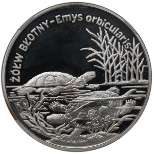 III RP, 20 gold 2002 Mud turtle - NGC PF68 Ultra Cameo