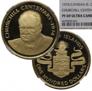 Kayman Islands, 100 dollars 1974 - NGC PF69 Ultra Cameo