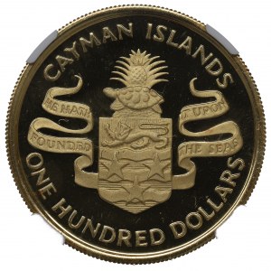Kayman Islands, 100 dollars 1974 - NGC PF69 Ultra Cameo