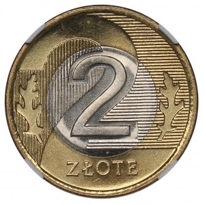 III RP, 2 złote 1994 - NGC MS65