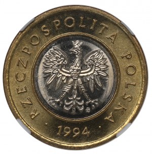 III RP, 2 gold 1994 - NGC MS65