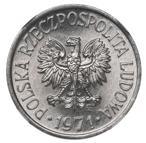 PRL, 5 pennies 1971 - NGC MS66