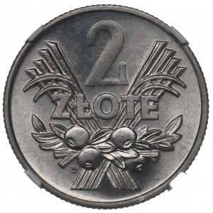 People's Republic of Poland, 2 gold 1970 Berry - NGC MS65