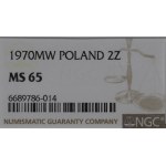 Volksrepublik Polen, 2 Zloty 1970 Berry - NGC MS65
