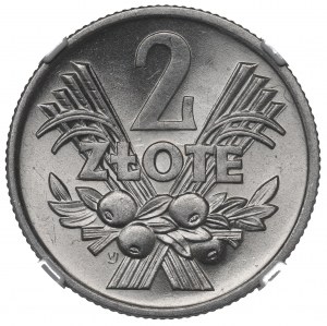 People's Republic of Poland, 2 gold 1974 Berry - NGC MS65