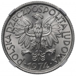 People's Republic of Poland, 2 gold 1974 Berry - NGC MS65