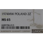 Volksrepublik Polen, 2 Zloty 1974 Berry - NGC MS65