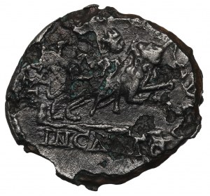 Roman Empire, Caracalla, Denarius subaeratus