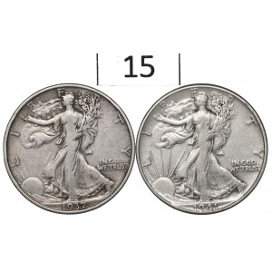 USA, Lot Half dollar 1937-41