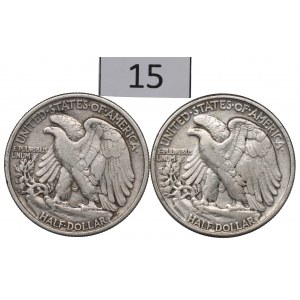 USA, Lot Half dollar 1937-41
