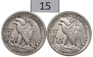 USA, Lot Half dollar 1937-41
