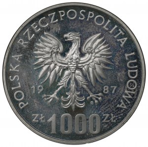 People's Republic of Poland, 1,000 gold 1987 Olympics - Trials
