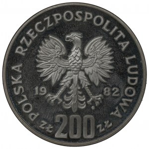 People's Republic of Poland, 200 gold 1982 Mundial - Sample