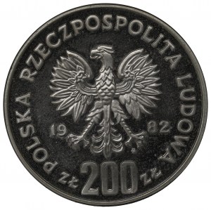People's Republic of Poland, 200 gold 1982 Mundial - Sample