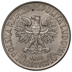 Peoples Republic of Poland, 10 zloty 1965 VII centuries of Warsaw - Specimen CuNi