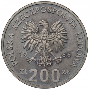 People's Republic of Poland, 200 gold 1986 Wladyslaw I the Short - CuNi sample