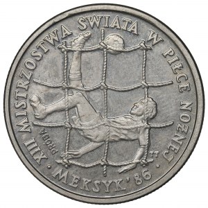 People's Republic of Poland, 200 gold 1985 Mexico '86 - CuNi Sample