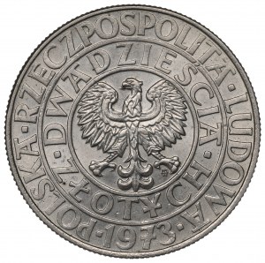 People's Republic of Poland, 20 gold 1973 tree - CuNi sample