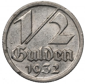 Free city of Danzig, 1/2 gulden 1932