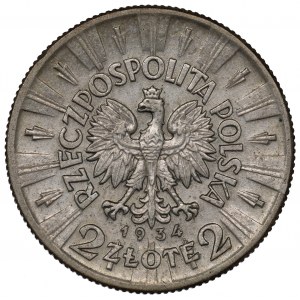 II Republic of Poland, 2 zloty 1934 Pilsudski