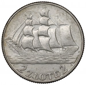 II Republic of Poland, 2 zlote 1936, Ship