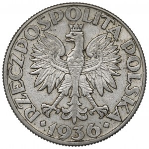 II Republic of Poland, 5 zloty 1936 Ship