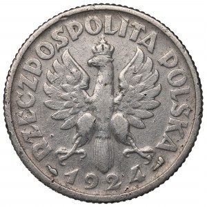 II Republic of Poland, 1 zloty 1924, Paris