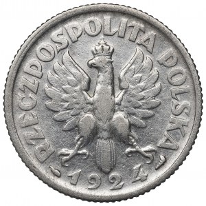 II Republic of Poland, 1 zloty 1924, Paris