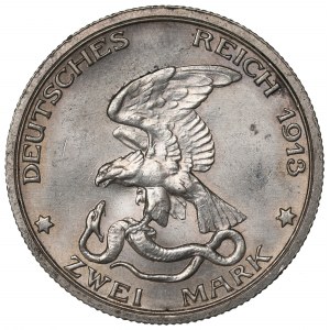 Germany, Preussen, 2 mark 1913 - 100 years of the victory over Napoleon