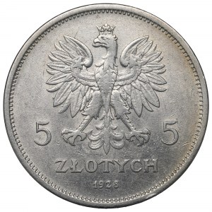 II Republic of Poland, 5 zloty 1928, Warsaw Nike