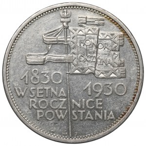 II Republic of Poland, 5 zloty 1930 November uprising