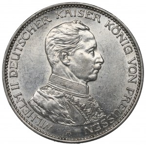 Germany, Preussen, 3 marki 1914