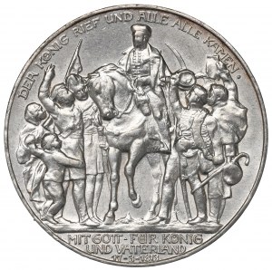 Germany, Preussen, 3 mark 1913 - 100 years of the victory over Napoleon