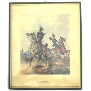 Grafika Saksonia, Generał i adjutant