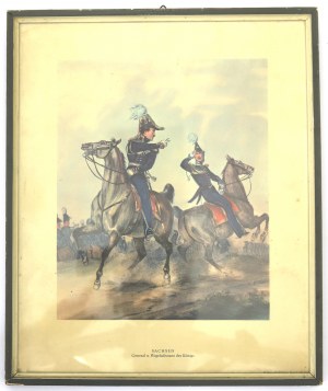 Grafika Saksonia, Generał i adjutant