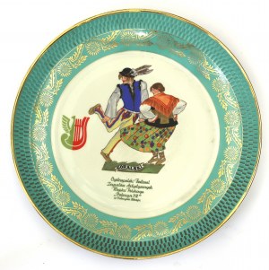 People's Republic of Poland, Chodzież, Commemorative plate Festival Połczyn '72 - Stryjeńska