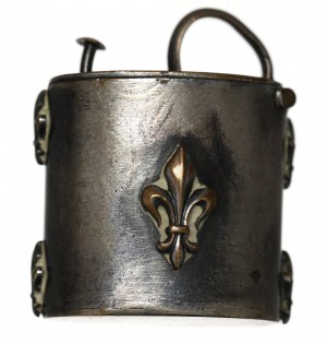France, Lourdes holy water container, early 20th century.