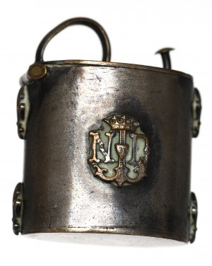 France, Lourdes holy water container, early 20th century.
