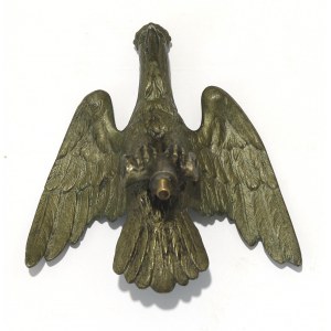 Pologne, applique de l'aigle dans la couronne