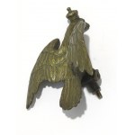 Pologne, applique de l'aigle dans la couronne