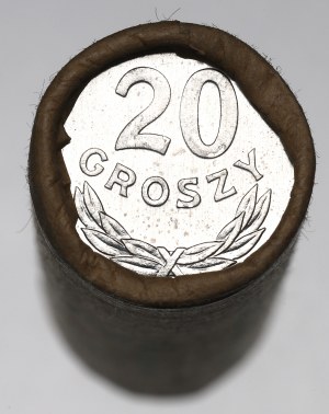 People's Republic of Poland, Bank roll of 20 pennies 1981