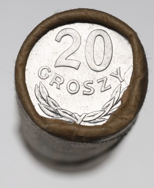 People's Republic of Poland, Bank roll of 20 pennies 1981