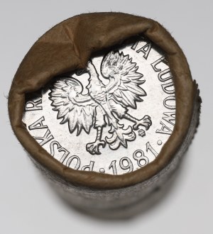 People's Republic of Poland, Bank roll of 20 pennies 1981