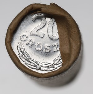 People's Republic of Poland, Bank roll of 20 pennies 1981