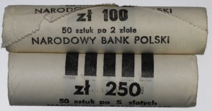PRL/III Republic, 2 and 5 zloty bank rolls