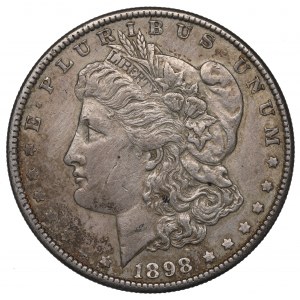 USA, Morgan dollar 1898