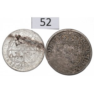 Jan II Kazimierz i August III Sas, Zestaw ort i tymf