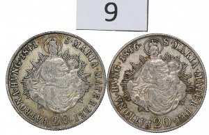 Hyngary, Lot of 20 kreuzer 1841-46
