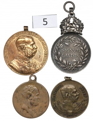 Austria and Russia, set of decorations - including maneuvers in Jaslo