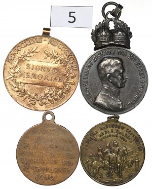 Austria and Russia, set of decorations - including maneuvers in Jaslo